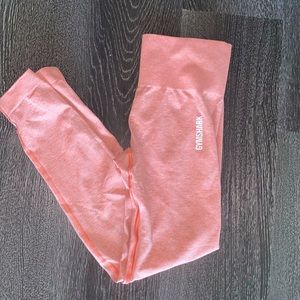 Peach gymshark leggings